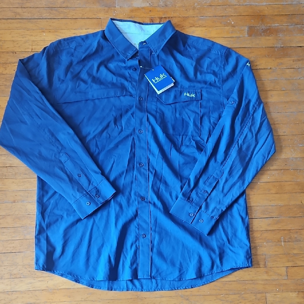 Huk Men's Deep Blue Shirt Jacket